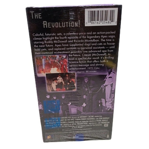 Conquest Of The Planet Of The Apes Special Edition VHS New Rare Sealed - Picture 3 of 5